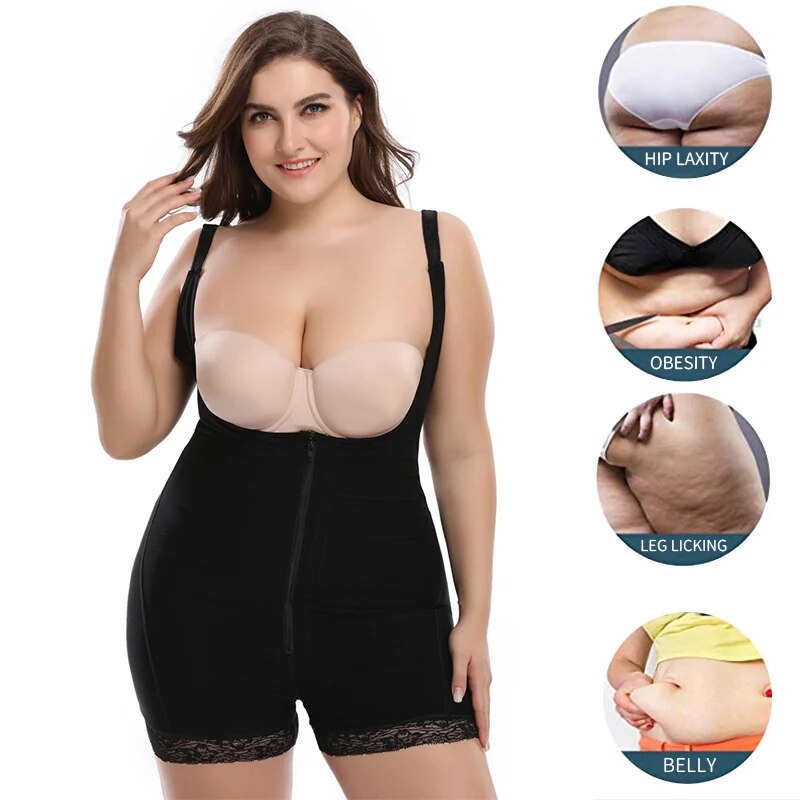 Girdles Woman Body Shaper Waist Trainer Thigh Slimmer Slimming Bodysuit Corset Butt Lifter Belly Band Plus Size Shapewear Briefs