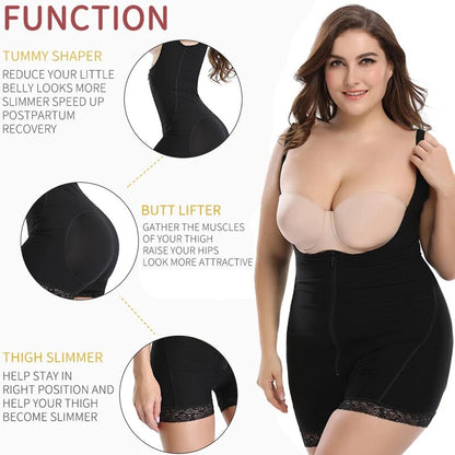 Girdles Woman Body Shaper Waist Trainer Thigh Slimmer Slimming Bodysuit Corset Butt Lifter Belly Band Plus Size Shapewear Briefs