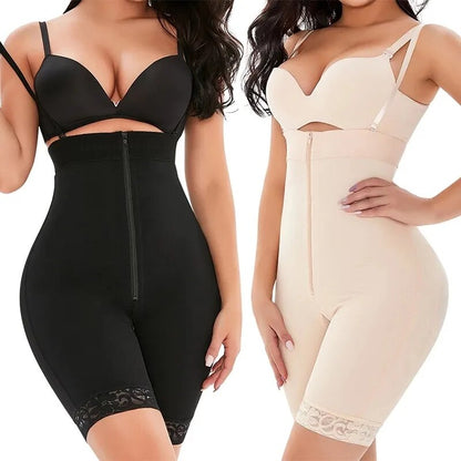 High Compression Waist Trainer Full Body Shaper Underbust Slimming Sheath Corset Girdle Butt Lifter Bodysuit Women Colombianas