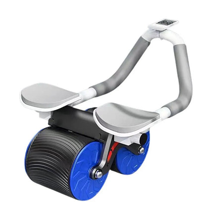 Elbow Roller Abdominal Strengthening Wheel Apparatus Automatic Rebound Fitness Roller Slimming Belly Fitness Equipment For Sport