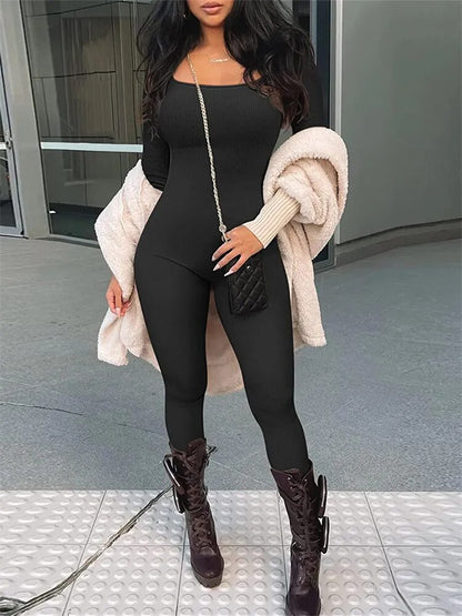 Akaily Summer Outfits Ribbed Jumpsuit For Women 2023 Tracksuit One Pieces Sleeveless Bodycon Jumpsuit Streetwear Black Jumpsuit