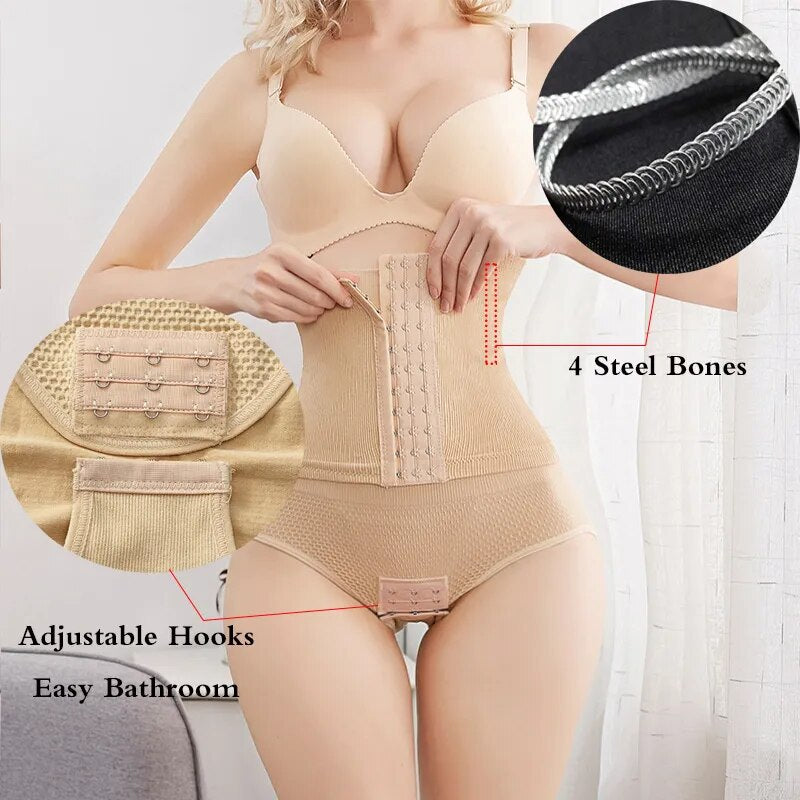 GUUDIA Women Body Shaper Tummy Control Panties High Waist Trimmer Postpartum Girdle Slimming Underwear Slimmer Shapewear Cincher