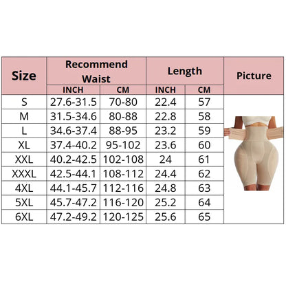 High Waist Trainer Body Shaper Padded Panty Buttock Booty Hip Enhancer Butt Shapers Seamless Lift Up Butt Lifter Control Panties